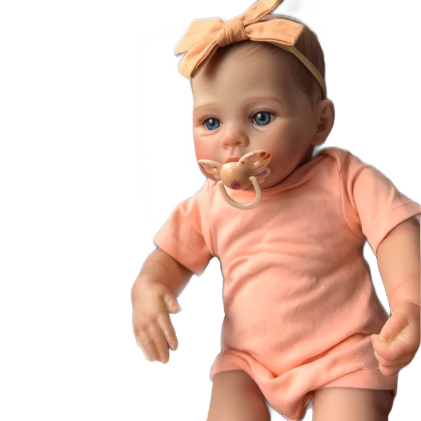 Reborn Baby Doll Meadow Soft Body 100% ručně vyrobená 3D kůže s viditelnými žilami