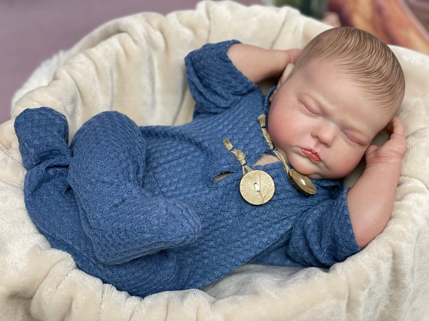 Tessa Bebé Reborn Dolls 3D malované realistické novorozeně