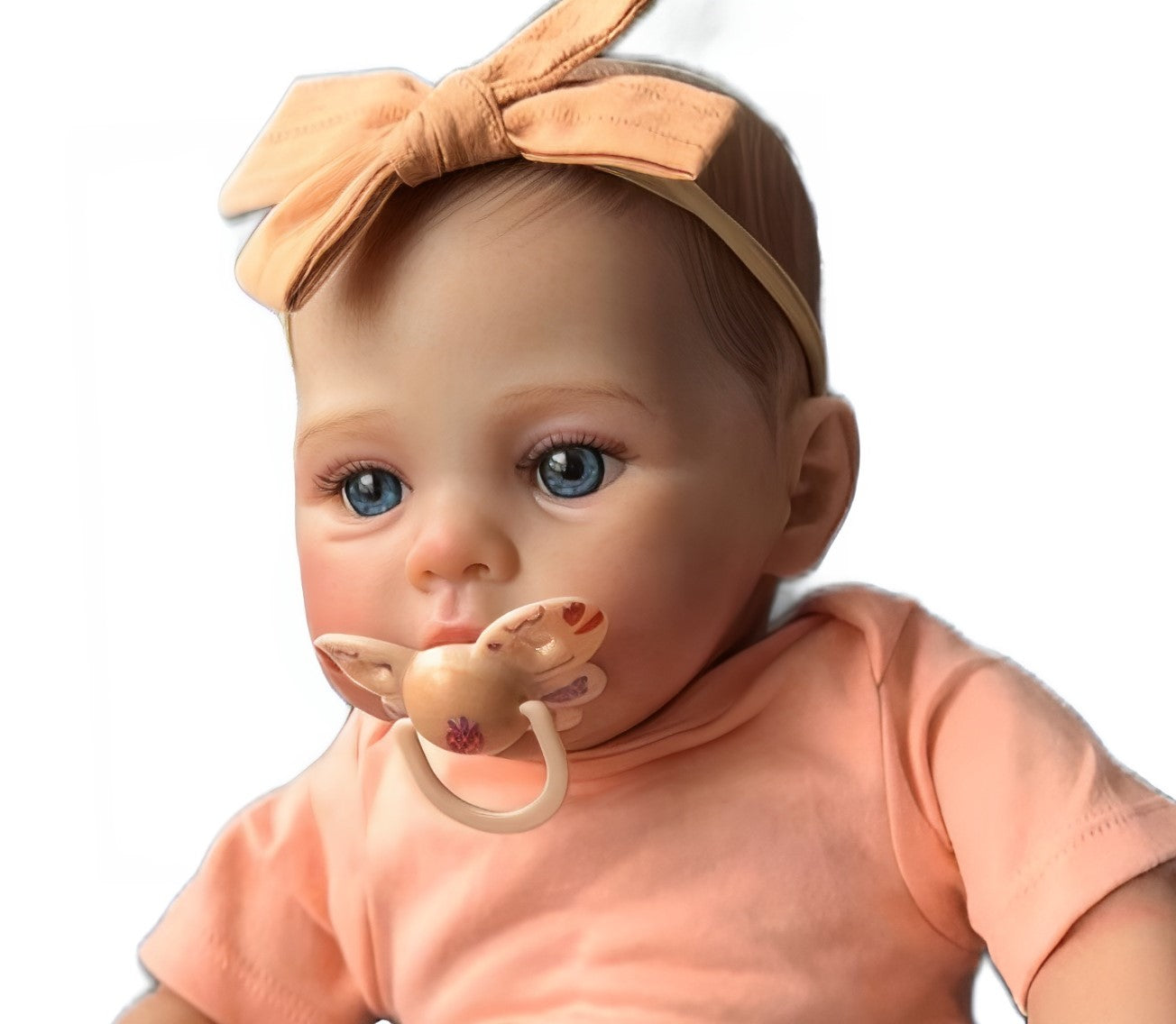 Reborn Baby Doll Meadow Soft Body 100% ručně vyrobená 3D kůže s viditelnými žilami